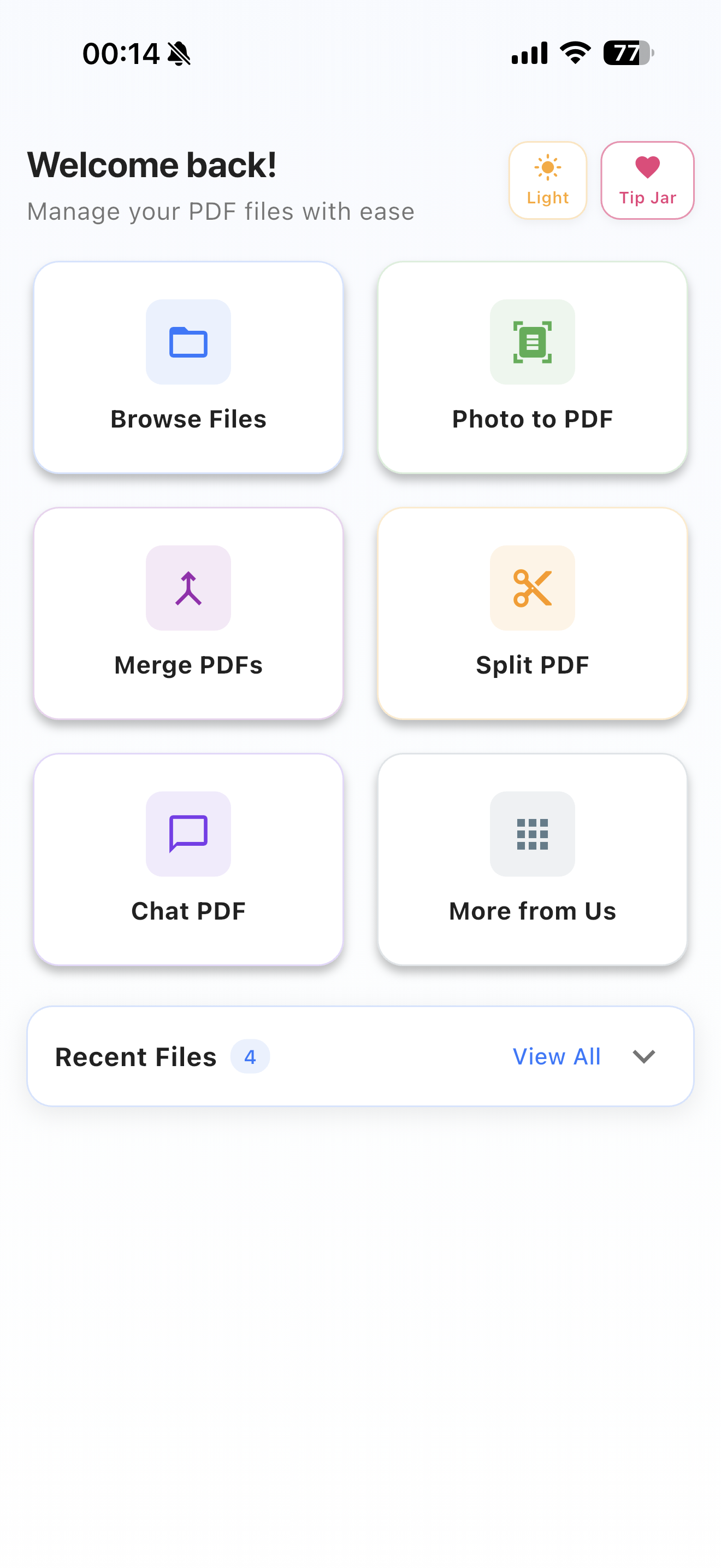 PDF Master app screenshot
